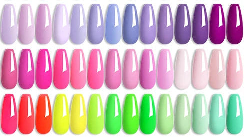 184 Colors 7ML Gel Nail Polish Purple Glitter Sequins Manicure Base Matte Top Coat Soak off LED UV Nail Art Gel Varnish