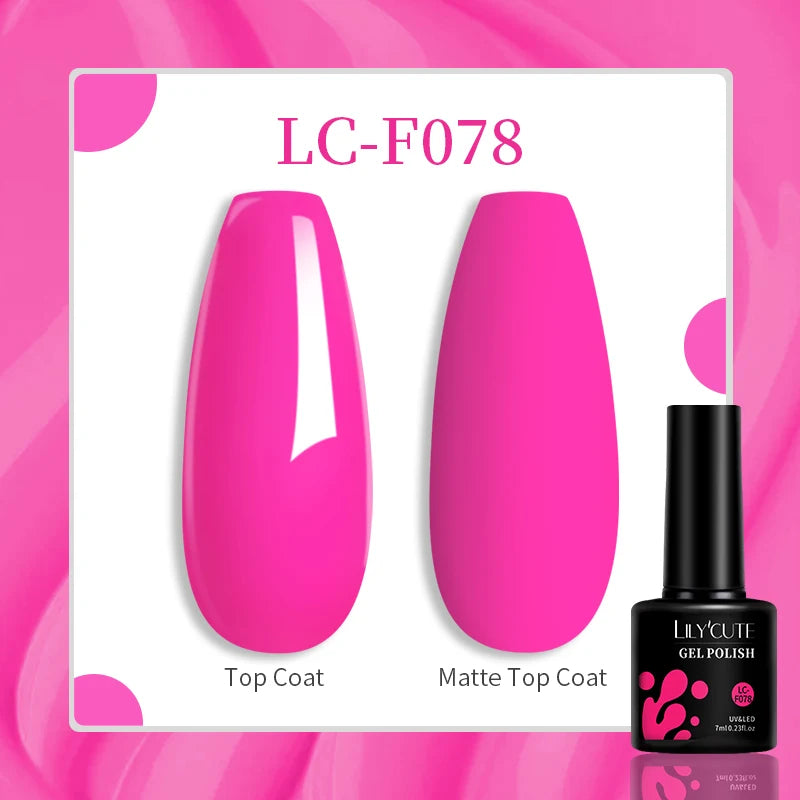 184 Colors 7ML Gel Nail Polish Purple Glitter Sequins Manicure Base Matte Top Coat Soak off LED UV Nail Art Gel Varnish