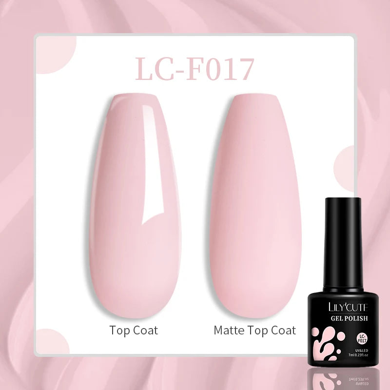 184 Colors 7ML Gel Nail Polish Purple Glitter Sequins Manicure Base Matte Top Coat Soak off LED UV Nail Art Gel Varnish