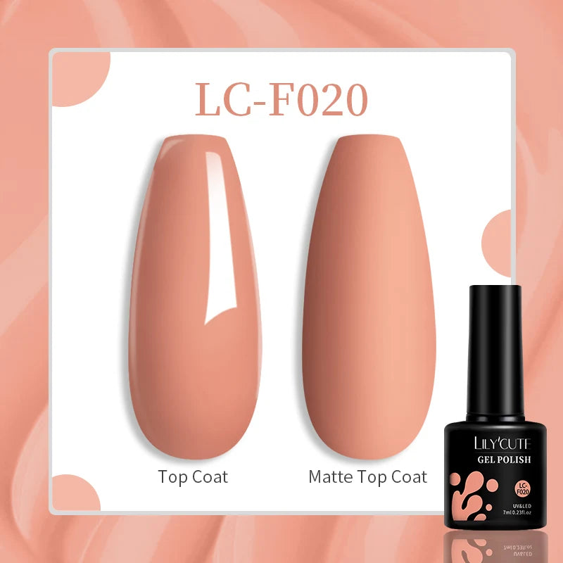 184 Colors 7ML Gel Nail Polish Purple Glitter Sequins Manicure Base Matte Top Coat Soak off LED UV Nail Art Gel Varnish
