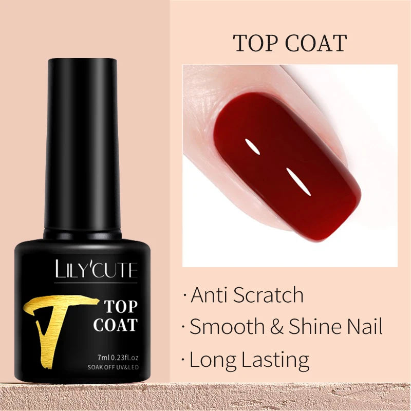 184 Colors 7ML Gel Nail Polish Purple Glitter Sequins Manicure Base Matte Top Coat Soak off LED UV Nail Art Gel Varnish