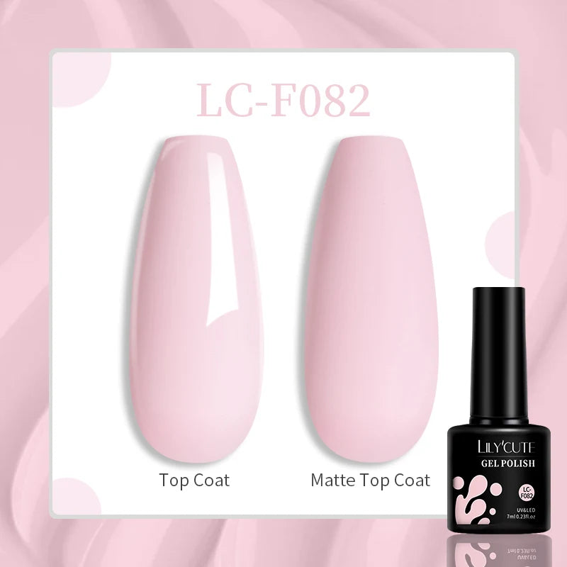 184 Colors 7ML Gel Nail Polish Purple Glitter Sequins Manicure Base Matte Top Coat Soak off LED UV Nail Art Gel Varnish